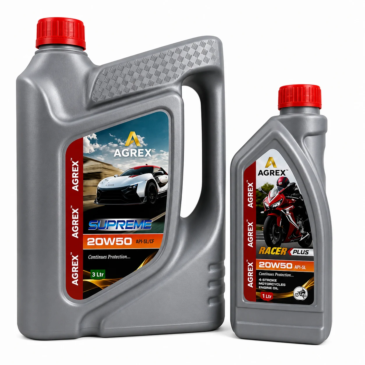 AGREX 20W50 Motor Oil package